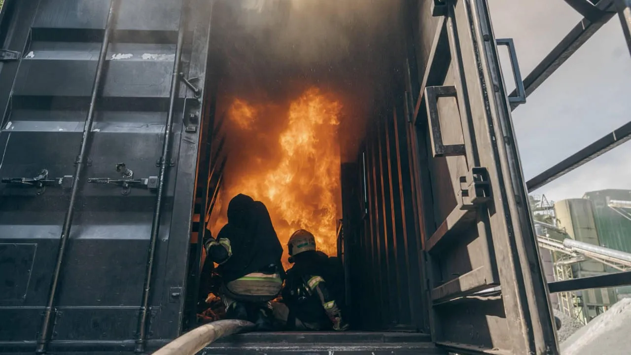 Schulung Brandcontainer in Oberndorf